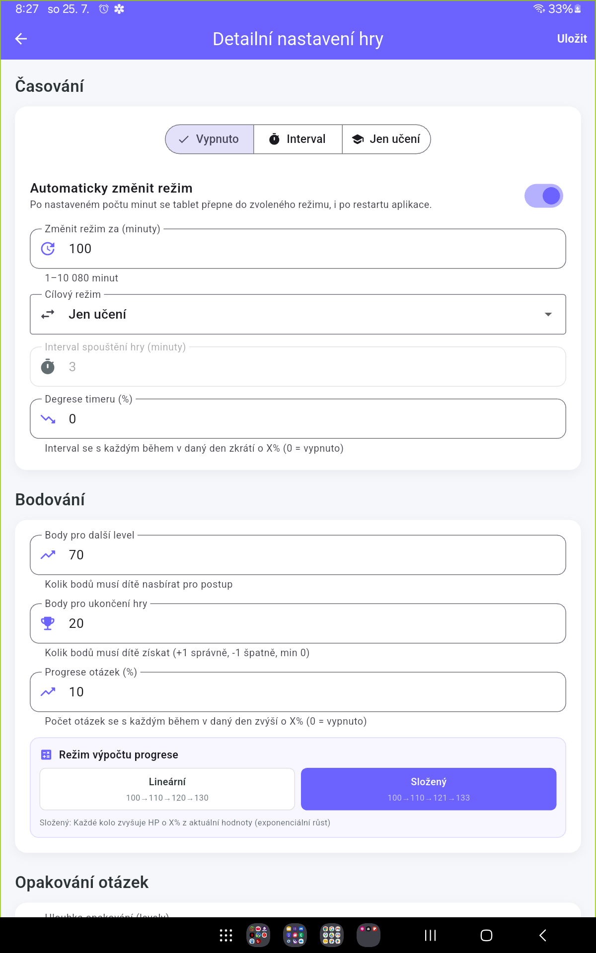Automatické pravidlo ve StudyLocku bez osobních a diagnostických údajů