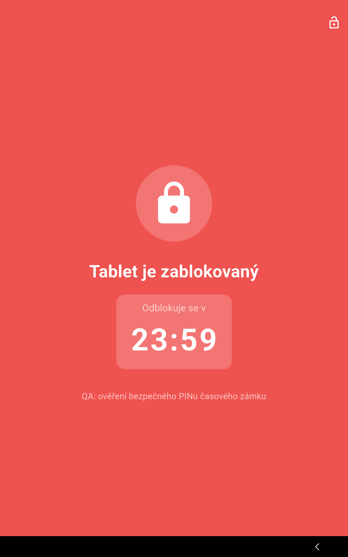 Klidná blokace ve StudyLocku bez osobních a diagnostických údajů